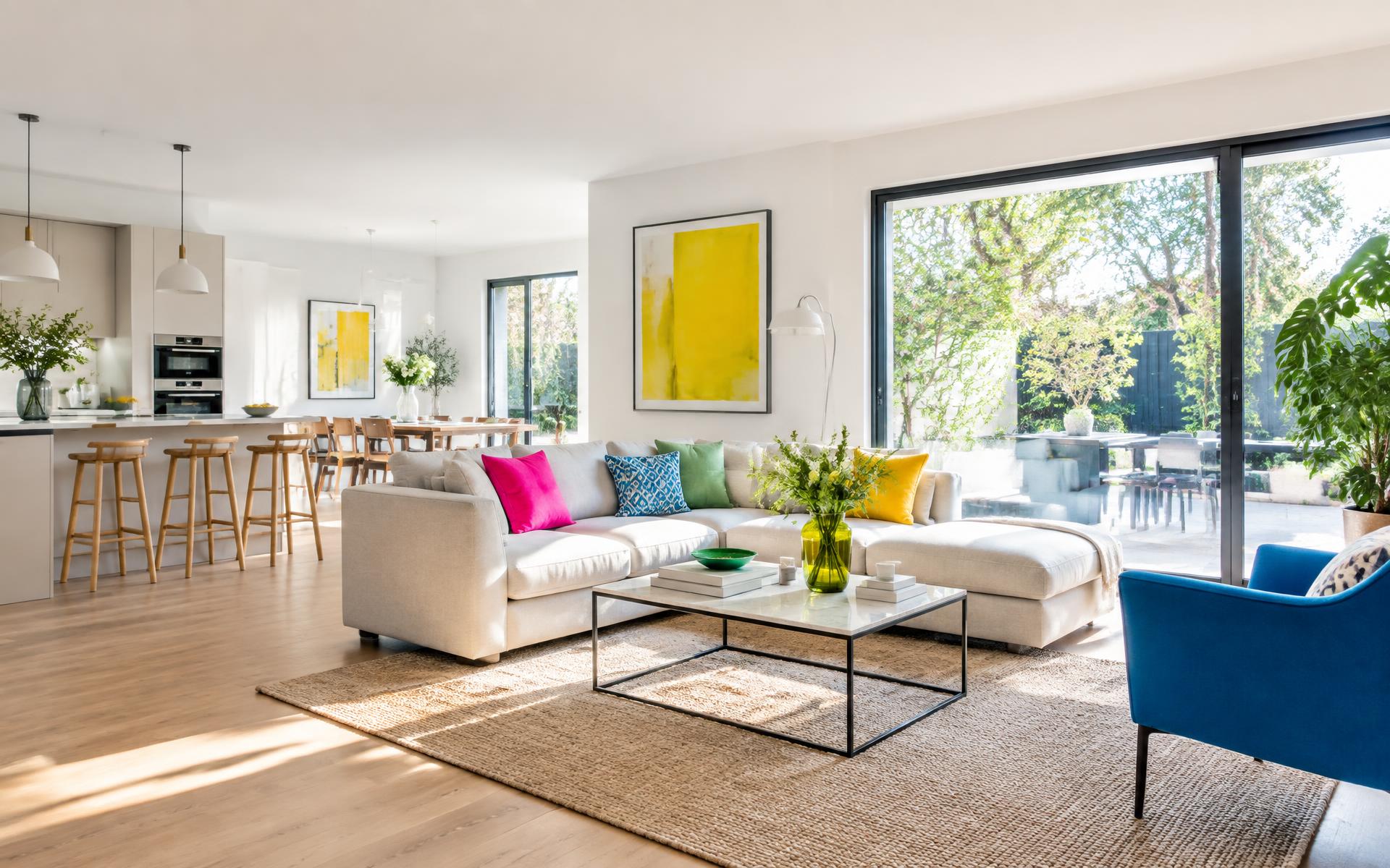Bright, freshly cleaned modern home